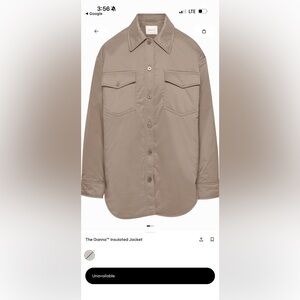 Aritzia Wilfred Ganna Insulated Jacket Size L